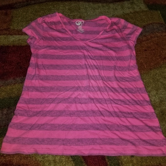 OP Tops - OP Striped Junior X Large T Shirt